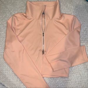 Crop top long sleeve sweater